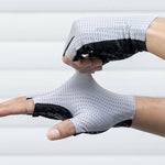Rockbros Breathable Short Finger Cycling Gloves Size: M - Grey szary \ m kesztyű