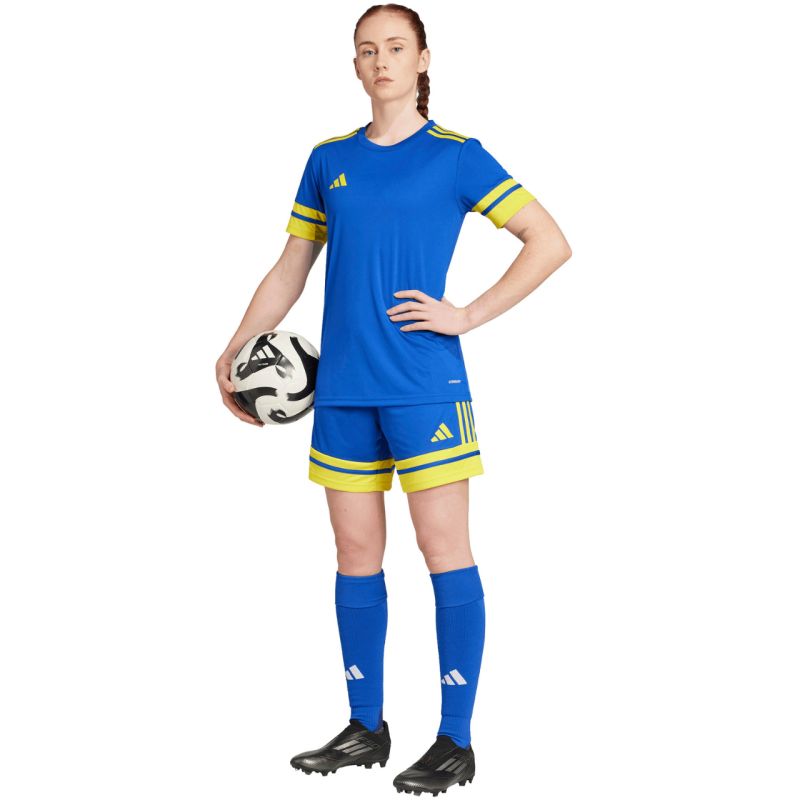 adidas Squadra 25 women's blue and yellow JN5408 2xs short