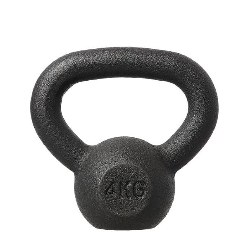 HMS Cast iron kettlebell KZG04 4kg fekete súlyzó 17-64-010