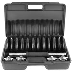 Enero CAST IRON DUMBBELL 15 KG (2x7.5 KG) FIT CASE dumbbell, strength training equipment, training equipment