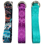 Enero YOGA EXERCISE BELT 183x3.8 CM ETNO FIT fekete belts