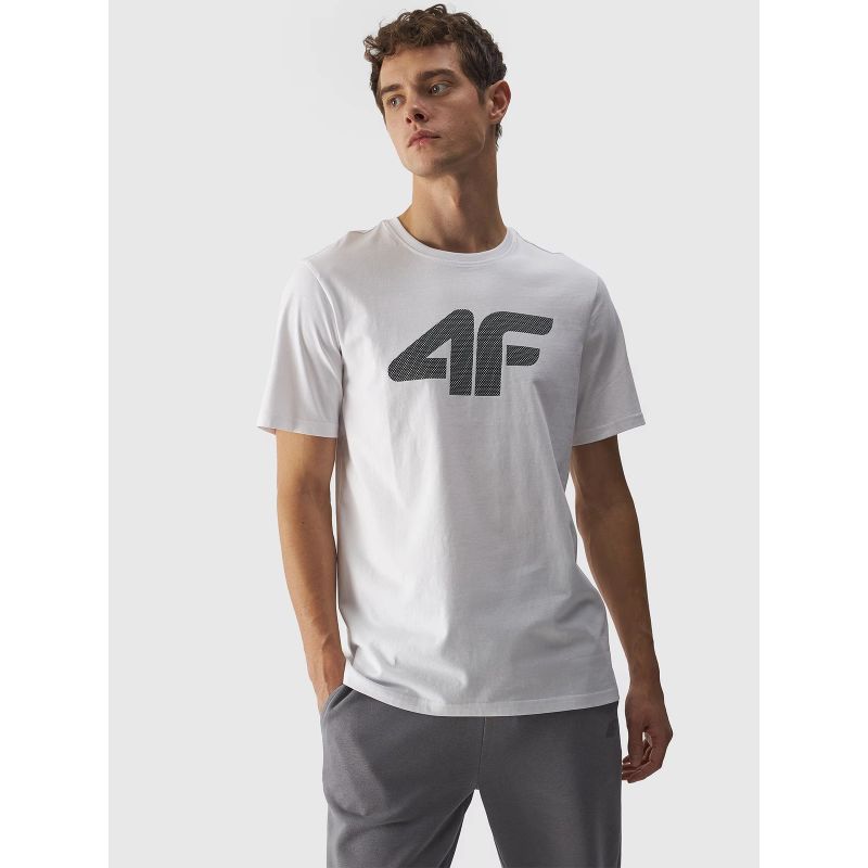 4f Men's regular printed T-shirt 4FWMM00TTSHM1844-10S General