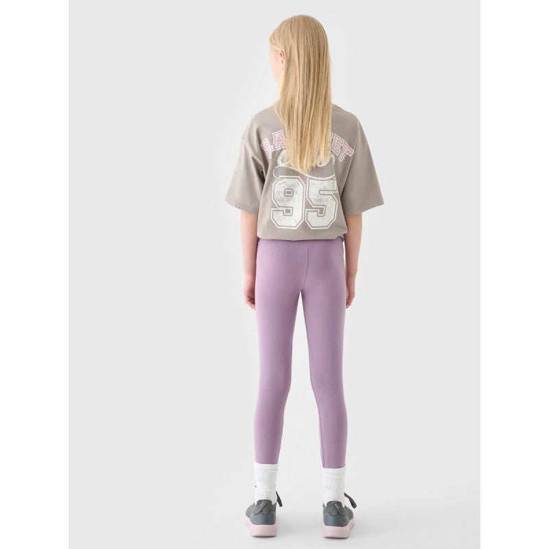 Girls' knitted 4F Junior 4FJRAW24TTIGF239-51S leggings