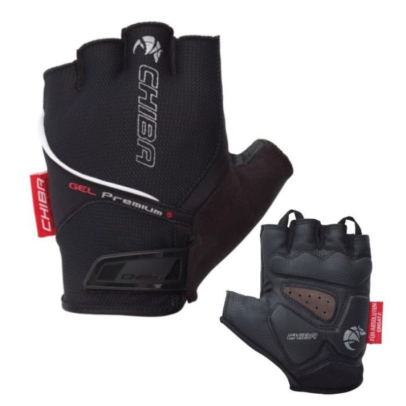 CHIBA Gel Premium Gloves 3XL Black fekete kesztyű