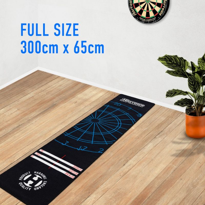 Harrows Nylon Fiber Dart Mat HS-TNK-000013348 fekete dart felszerelés