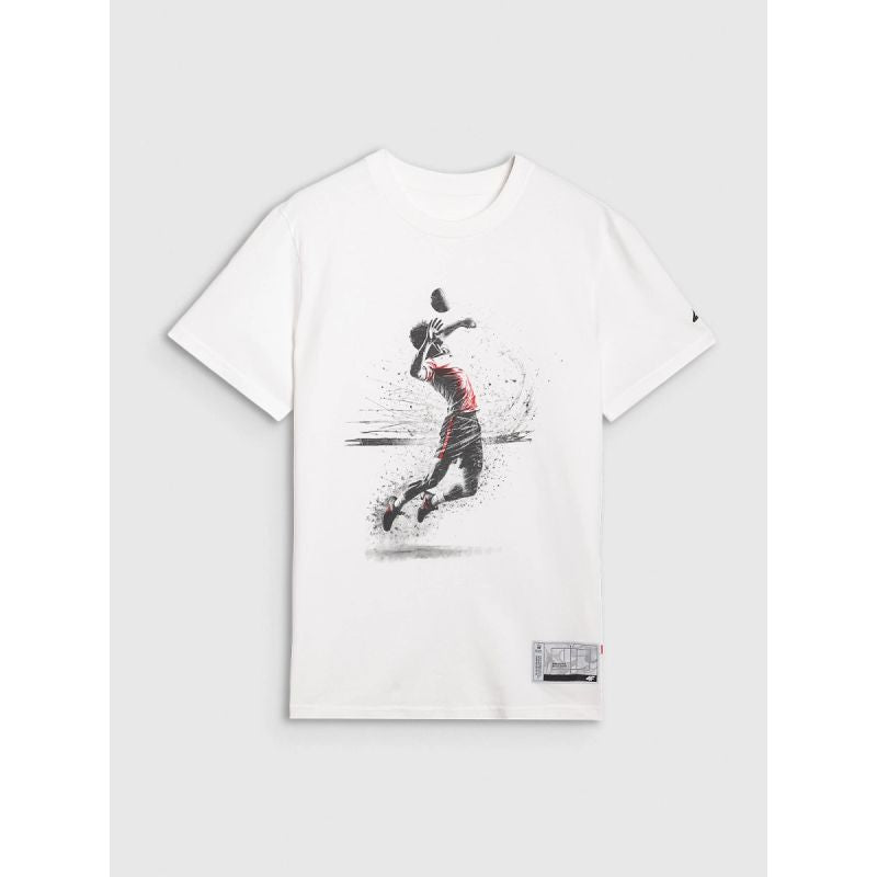 4f Men's regular t-shirt with volleyball print 4FRAW25TTSHM3318-10S Kiegészítő