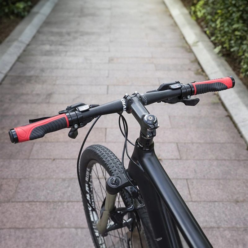 Rockbros bicycle grips - red