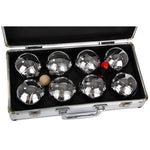 8-Piece Petanque Balls - Boule Petanque Aluminum Suitcase Enero