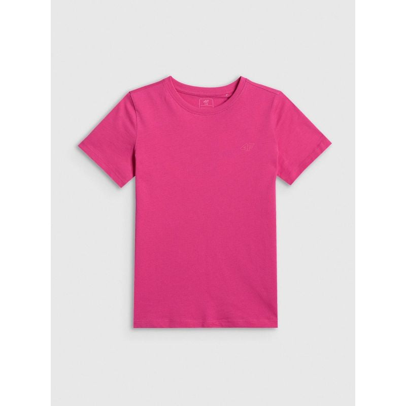 4F Regular plain girls' T-shirt shirts