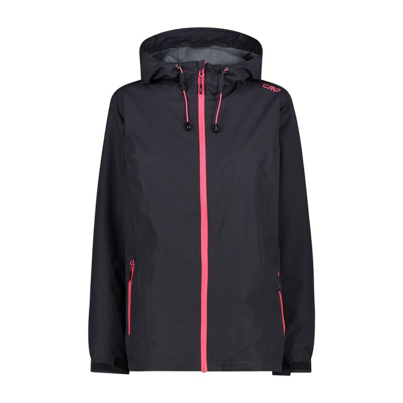 CMP Woman Fix Hood Black ( ) fekete dzseki