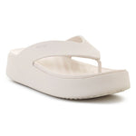 Crocs Gataway Platform Flip Stucco