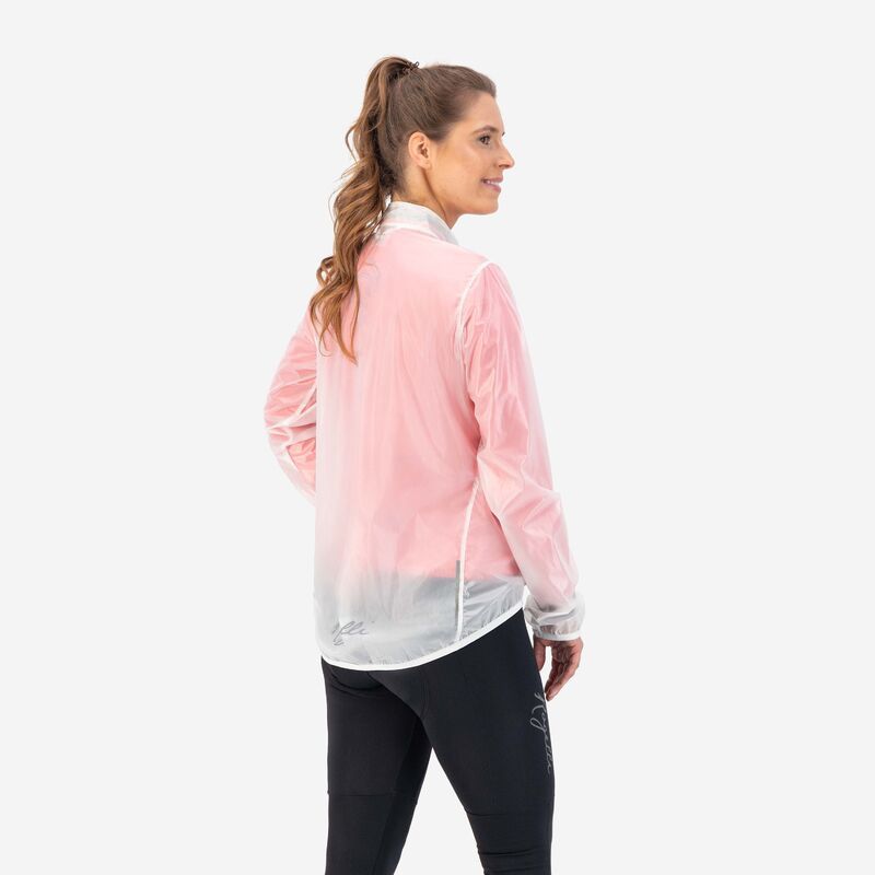 Rogelli Women's Rain EMERGENCY White 2XL fehér dzseki