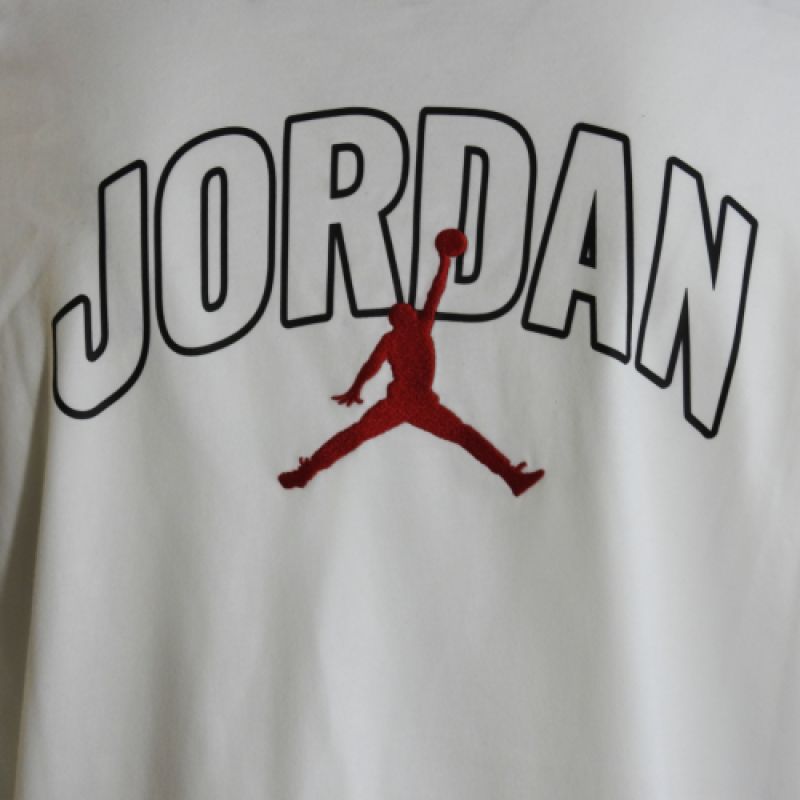 AIR Jordan Men's Brooklyn Arch Logo T-shirt White - fehér póló