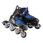 NH18188A 2in1 BLACK-ORANGE SIZE L(39-43) ROLLER SKATES WITH HOCKEY SLEEVE NILS EXTREME narancssárga görkorcsolya