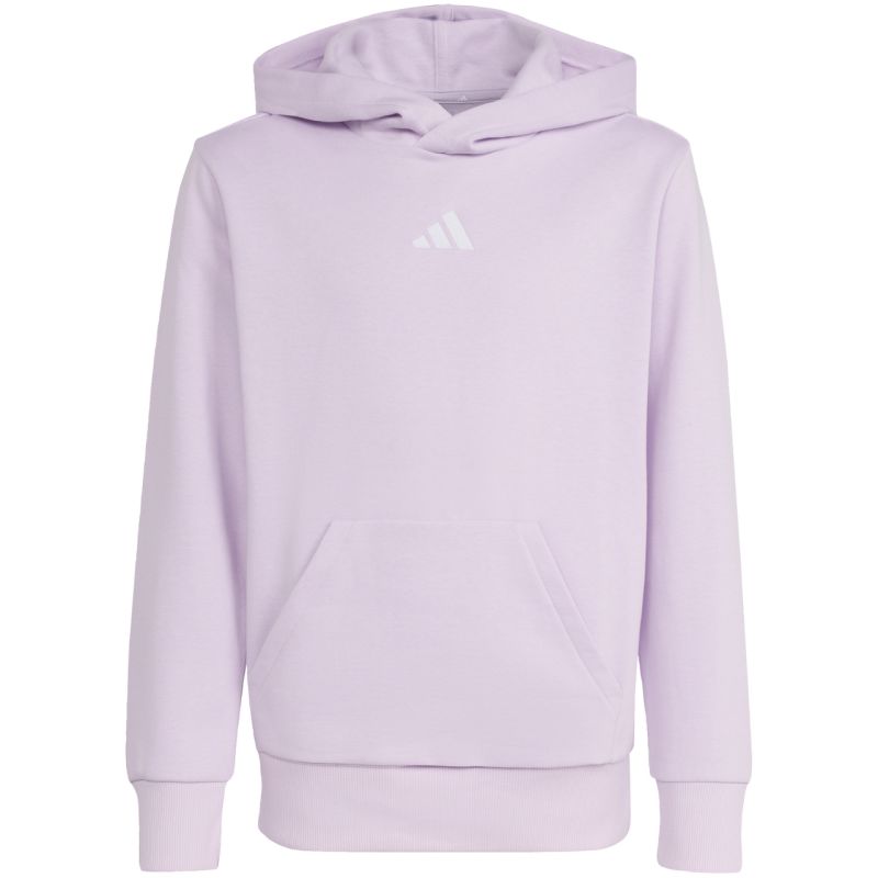 Children's adidas Essentials Hoody light purple KS0366 128 cm kapucnis pulóver