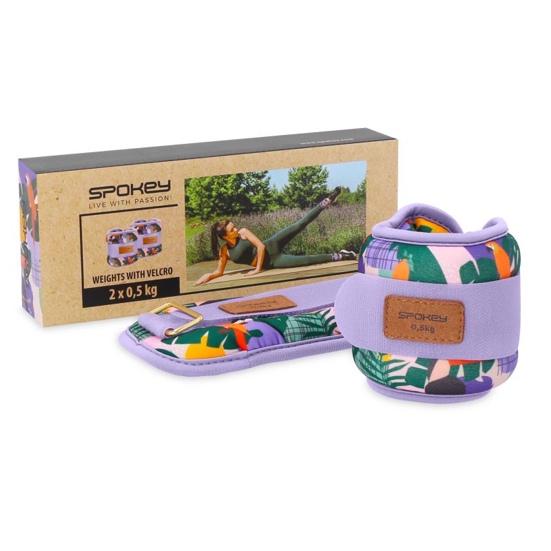 Spokey HOME JUNGLE ankle and wrist weights 2x 0.5 kg 0,5 kg edzéssegítő