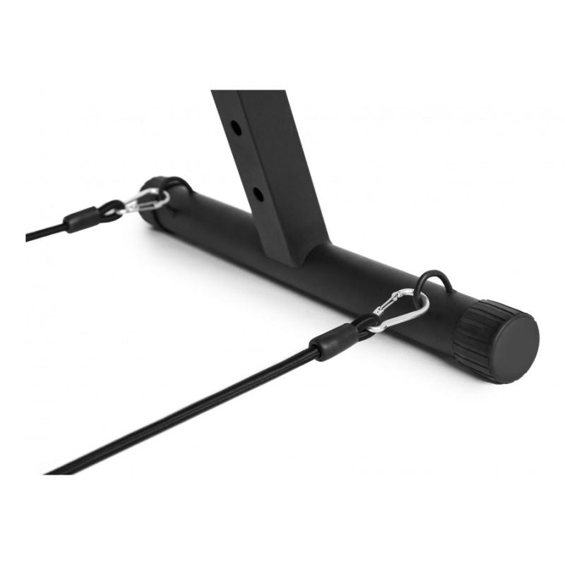 Zipro SLANT Flat Workout Bench Adjustable Backrest Gym, Home Black fekete edzőfelszerelés 38247316