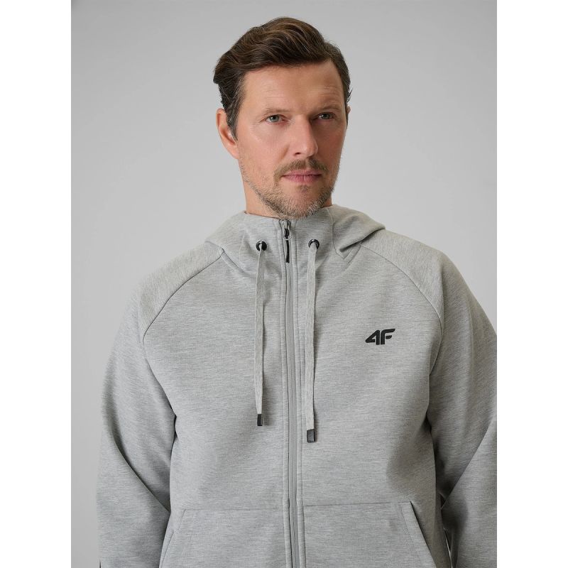 4F Men's regular hooded sweatshirt pulóver