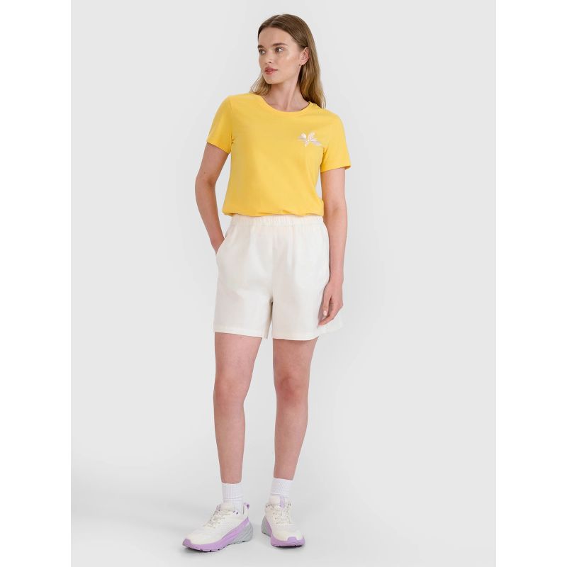 4f Women's regular printed T-shirt 4FRSS25TTSHF2693-71S General