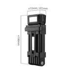 Rockbros Folding Bike Lock with Key - Black