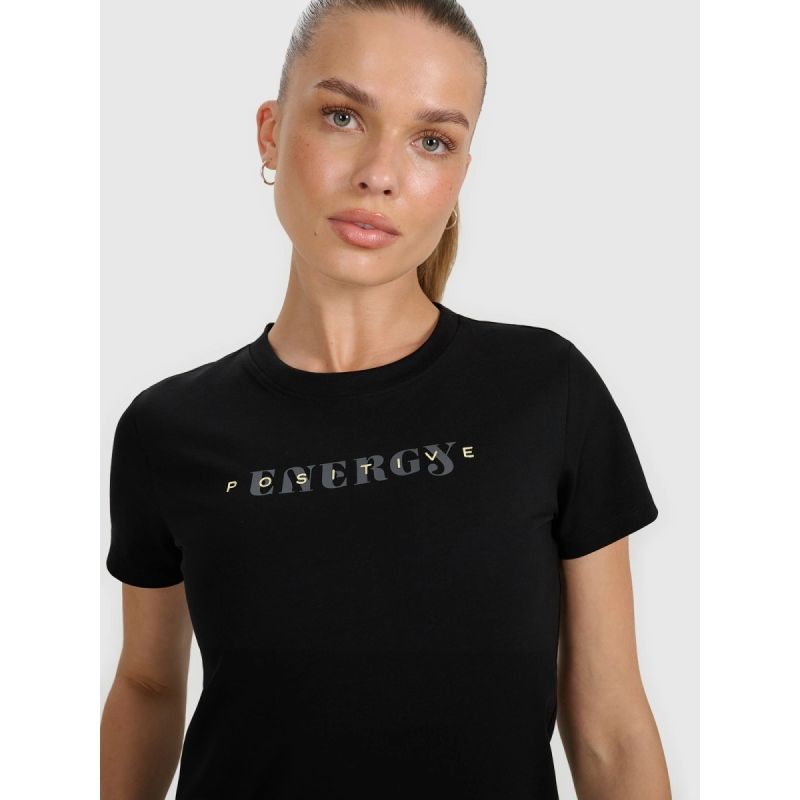 4F Women's printed T-shirt női póló 4FRAW25TTSHF3228-20S