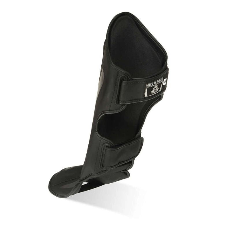 DBX Bushido Shin guards - "Black Master" shin guards - fekete protectors and knee pads