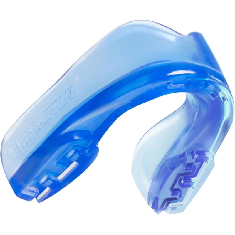 TOP TEN OZ-TT "Extro Fangz" Mouthguards Black senior protectors and knee pads