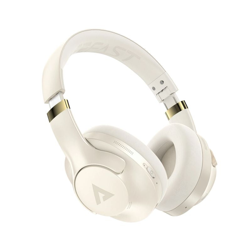 head Acefast H4 ANC Wireless Bluetooth 5.3 IPX4 Over-Ear Headphones - Beige bézs headsets