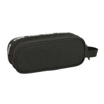 FC Barcelona double pencil case czarny ceruzatartó
