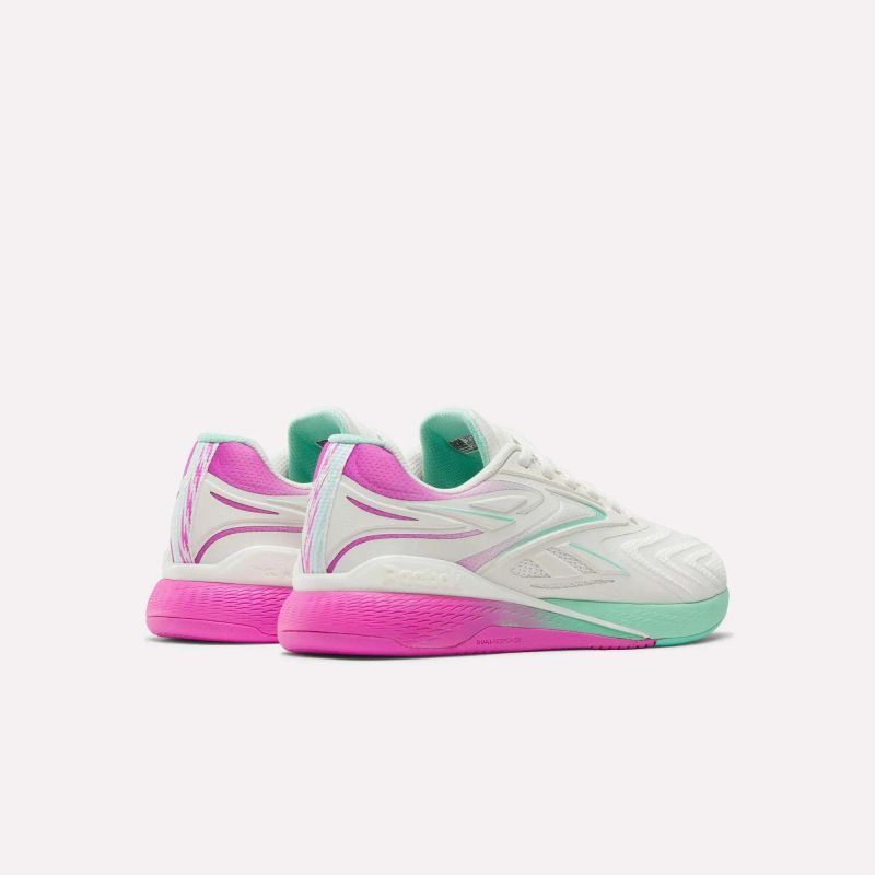 Reebok NANO X5 EDGE CHALK/VIRTUAL /ATOMIC AQUA sneakers ( ) rózsaszín cipő