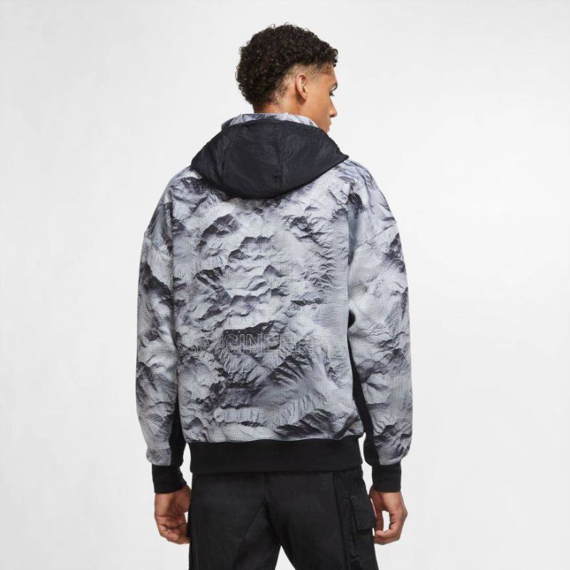 AIR Jordan 23 Engineered Printed Hoodie Gray - szürke pulóver