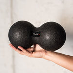HMS Double Massage Ball / Duo Ball BLM02 12*24CM fekete edzéssegítő 17-42-023