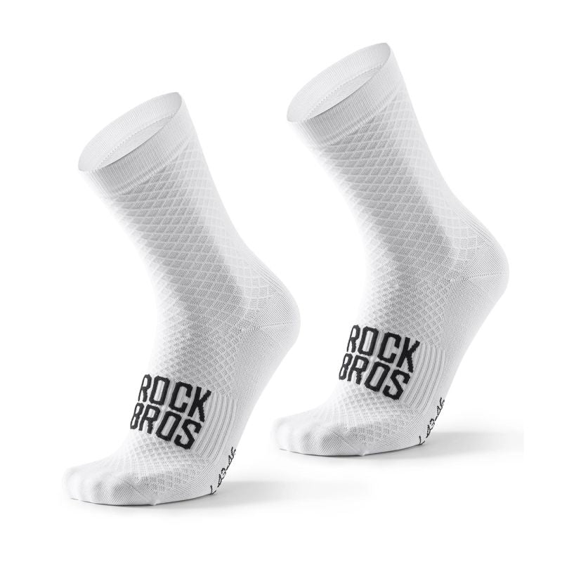 Rockbros 49210016001 ROAD TO SKY Cycling Socks 36-38 cm - White 36-38 cm \ biały ruházat
