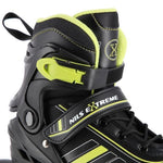Nils Extreme Nh18191 2in1 Roller Skates Black-Lime Size M (34-38) With Replaceable Hockey Blade