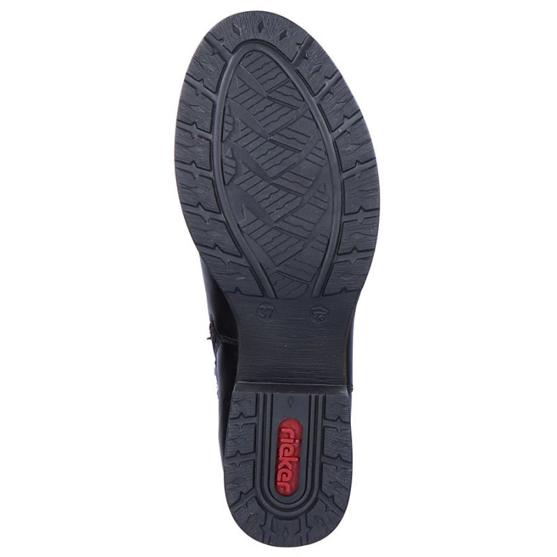 Inny Rieker W Z9591-00 black leather boots Túracipő