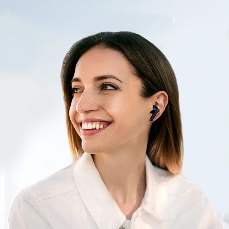 head Joyroom JR-FB1 Funpods Bluetooth 6.0 In-Ear TWS Wireless Headphones with AI Functions - Black fekete headsets