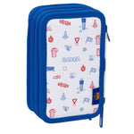 FC Barcelona pencil case with equipment triple filled pencil case 37 pcs wielokolorowy ceruzatartó 412648857