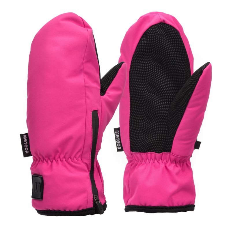 Meteor Juna Winter Gloves XXS pink/black rózsaszín kesztyű 17718