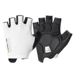 Rockbros ROAD TO SKY Short Shock Absorbing Cycling Gloves M - White m \ biały kesztyű 16220043002-211641