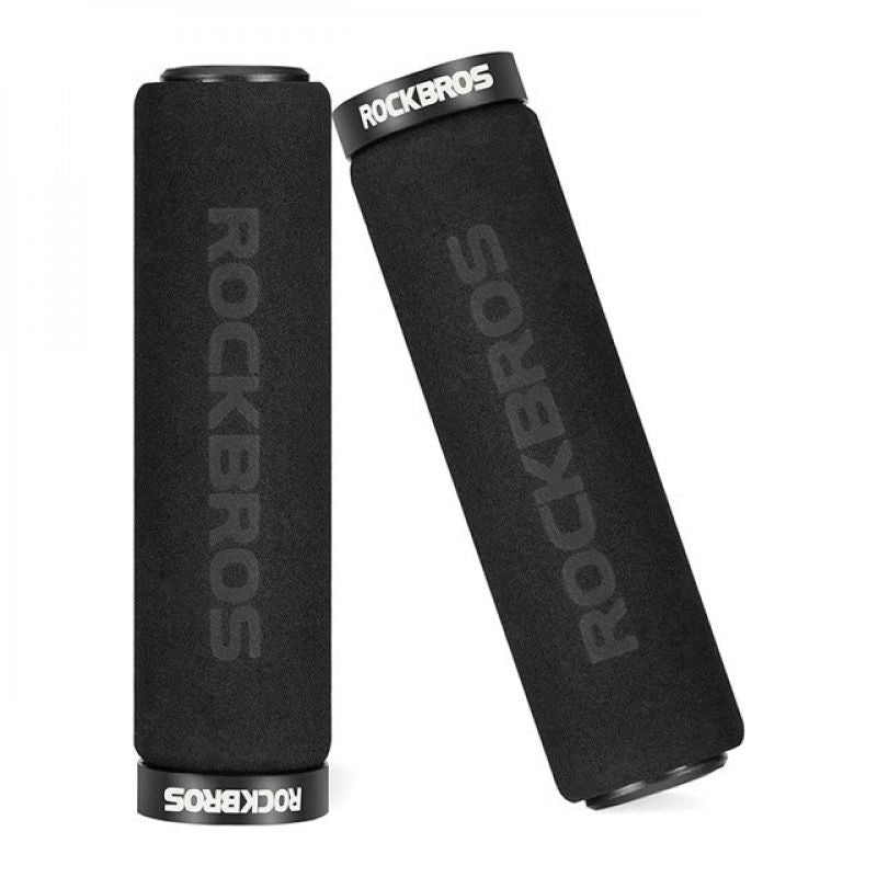 Rockbros foam bicycle grips for handlebars – black fekete kiegészítő Rockbros-BT1001BKBK