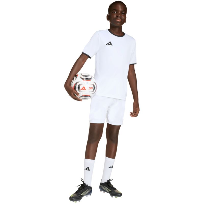 adidas Entrada 26 Jersey for kids white and black JZ2532 104cm mez