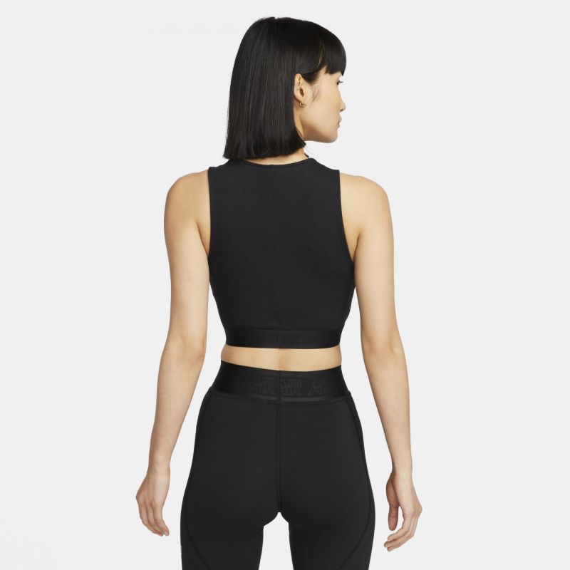 Nike Air Women's Ribbed Tank W DM6069-010 fekete atléta
