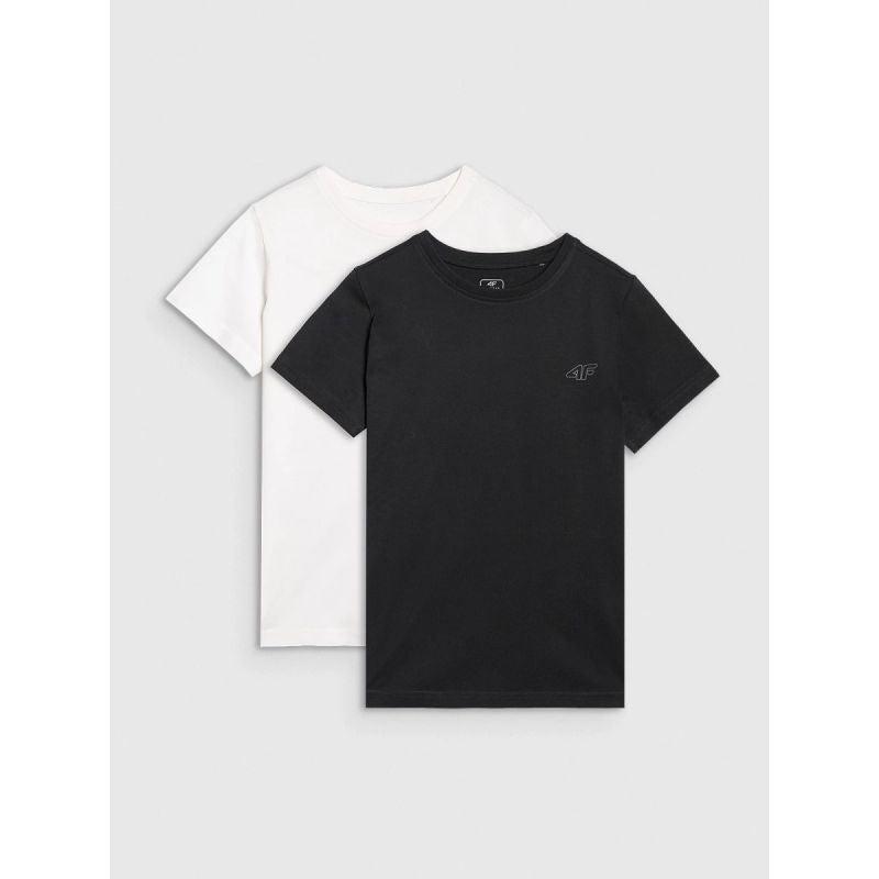 4f Regular plain T-shirt (SET OF 2) for children 4FJRAW25TTSHU3157-93S Ruházat