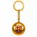 FC Barcelona original licensed keychain in the shape of a golden with the coat of arms złoty labda B7081