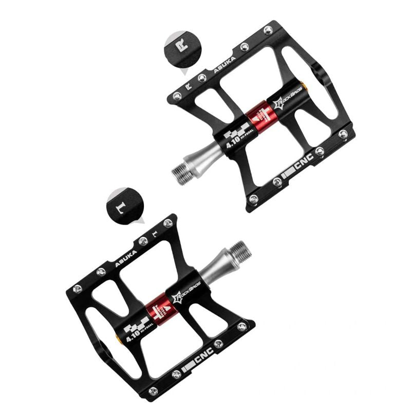 Rockbros JT410 4.10 4 Bearing Bicycle Pedals - Black