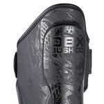 DBX Bushido Black Dragon Shin Guards | fekete sípcsontvédő SP-10BlackDragon