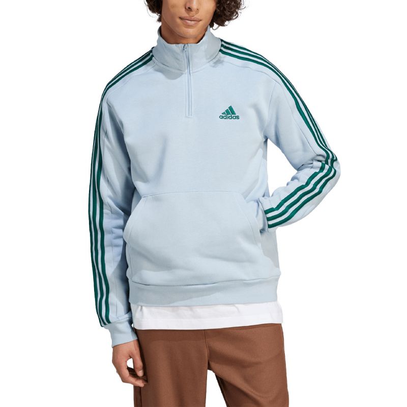 adidas Essentials Fleece 3-Stripes 1/4-Zip M Sweatshirt IJ8909 Pulóver