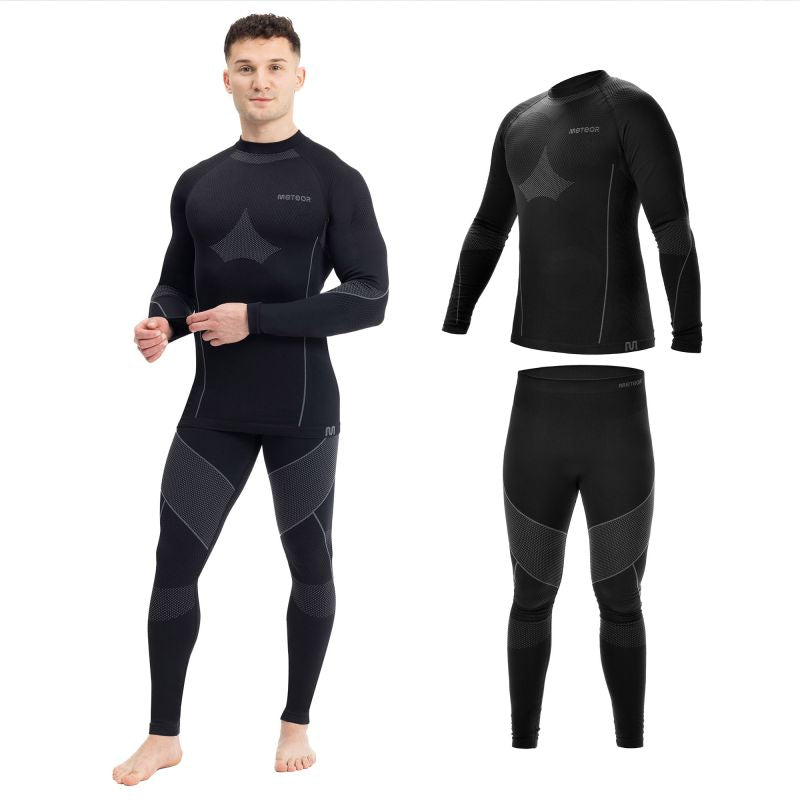 Meteor thermal underwear M/LM fekete férfi termoaktív ruha 16687