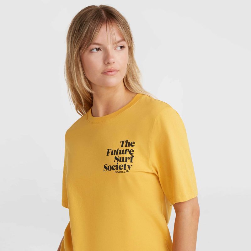 O'Neill Future Surf Society Regular T-Shirt W sárga póló