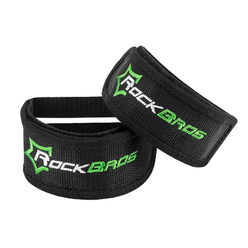 Rockbros Bicycle Pedal Straps 2 pcs - Black